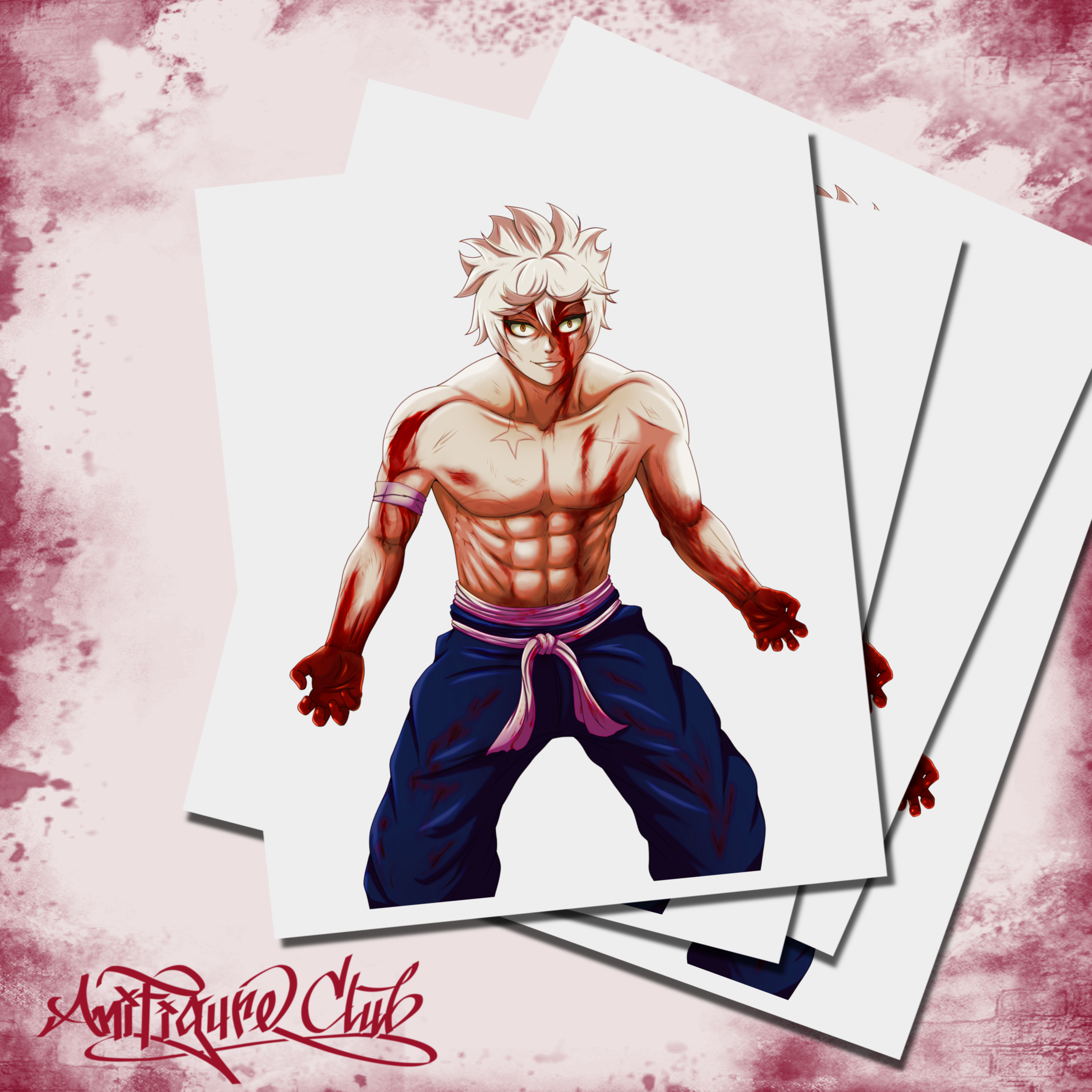 Gabimaru the hollow sticker