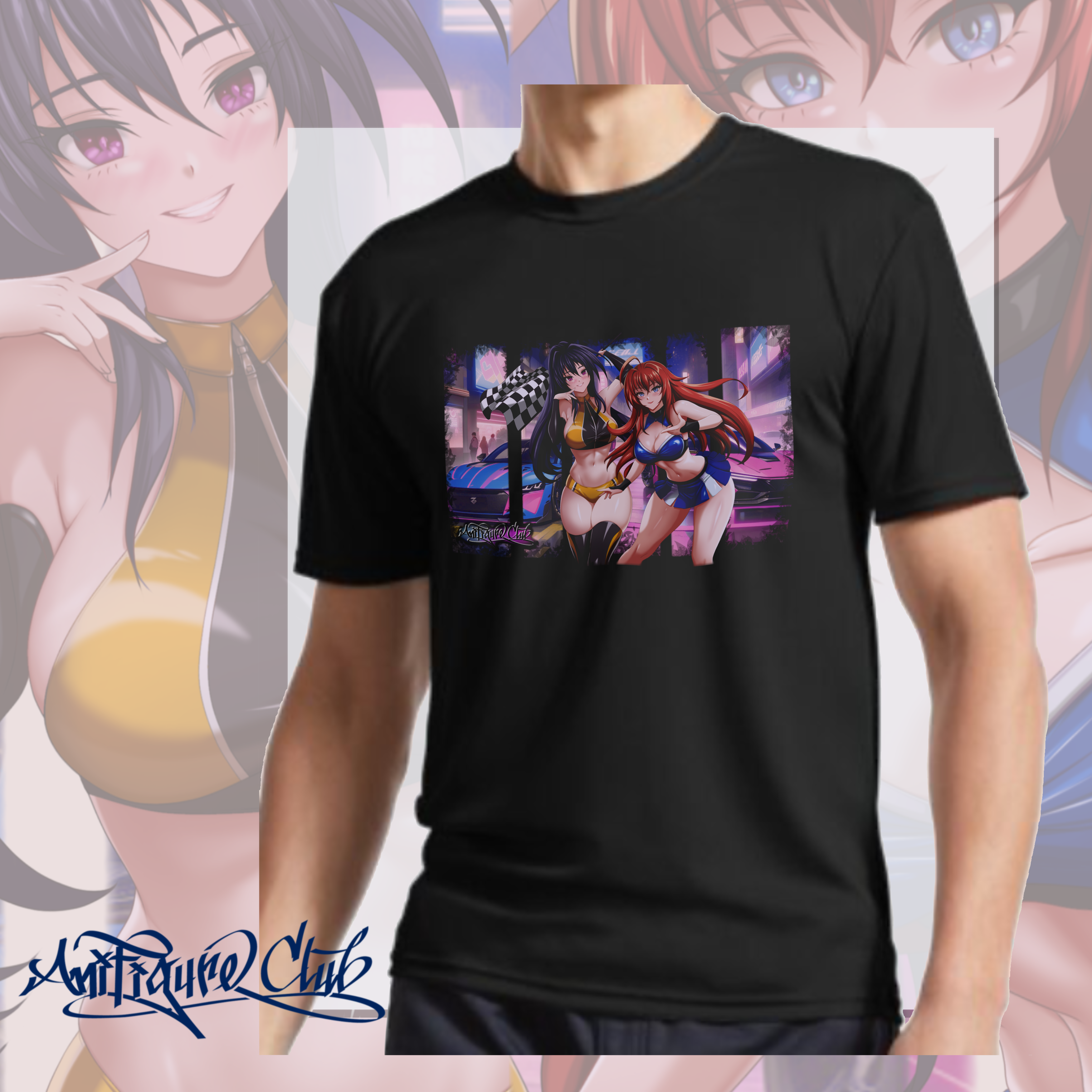 Akeno and Rias Race Queen Vintage T-shirt