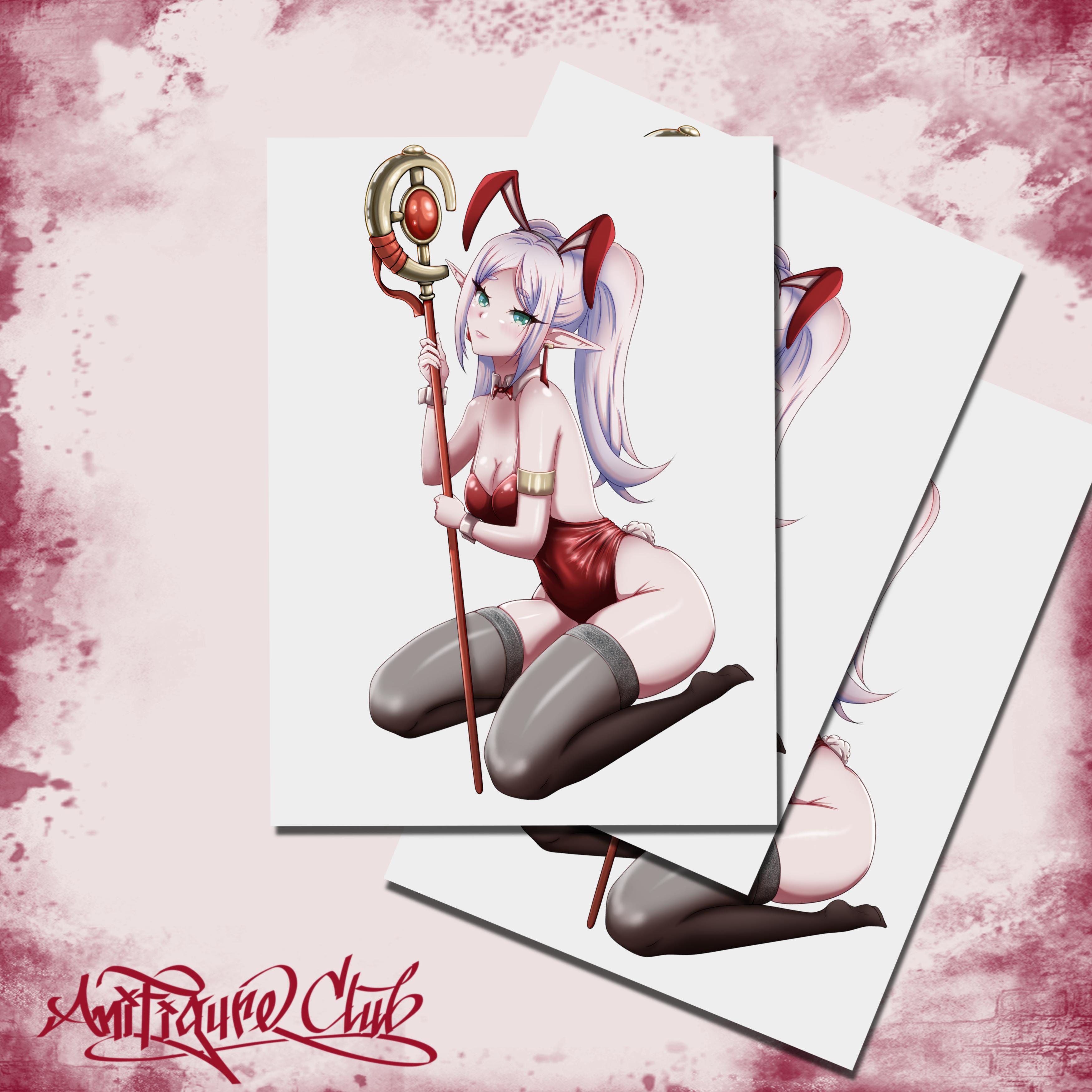 Frieren Bunny girl sticker