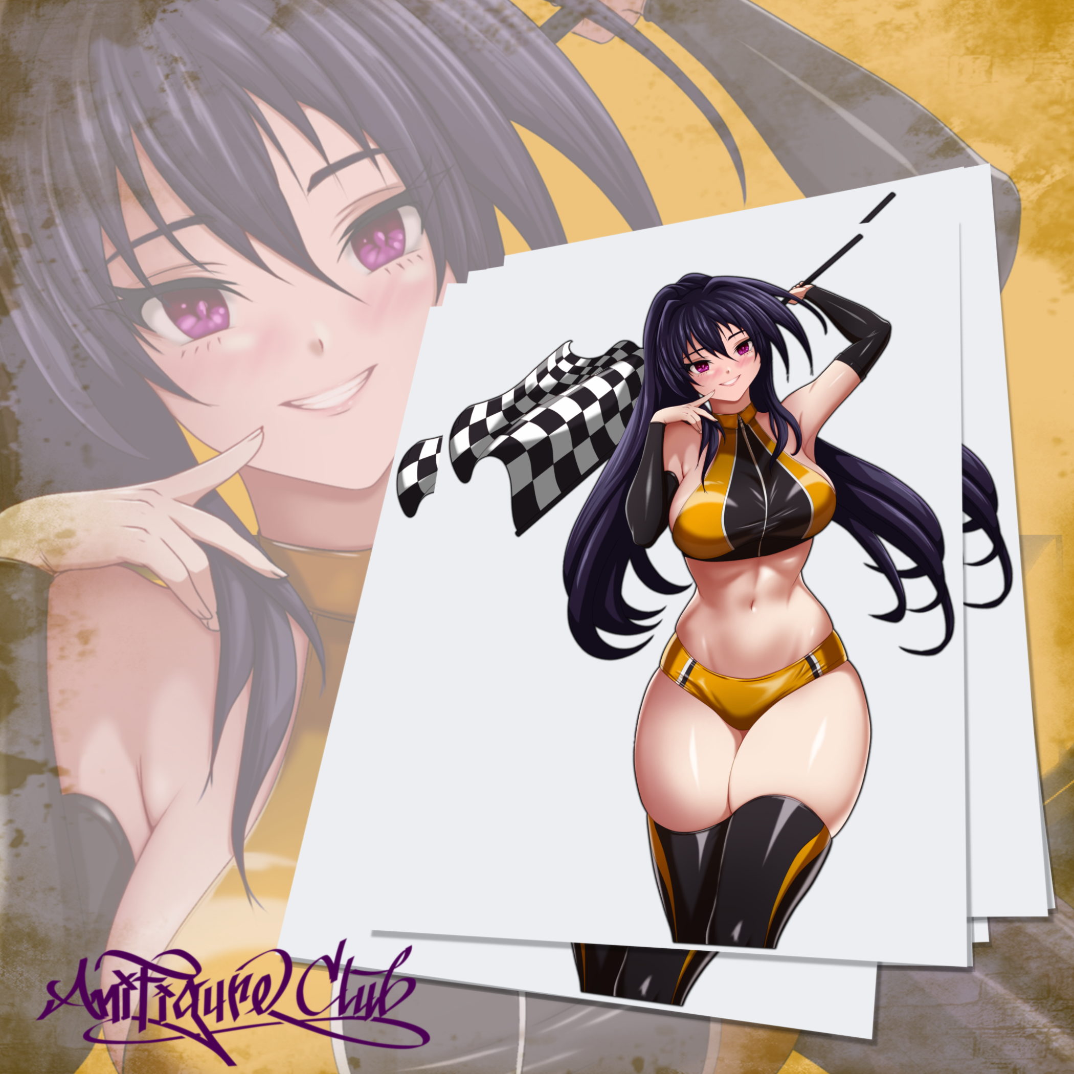 Akeno Race Queen Sticker