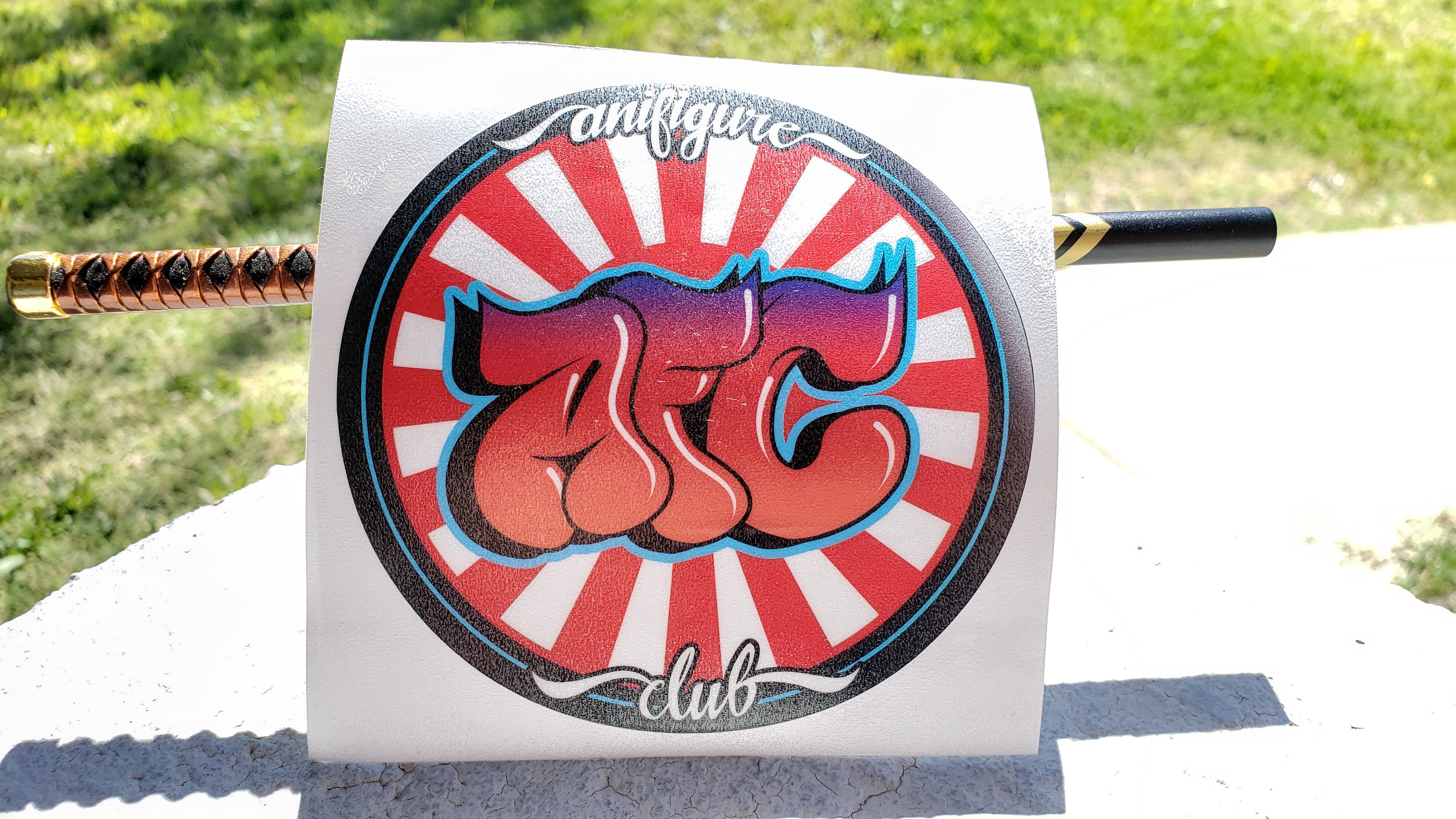 AF Club Sticker Bubble style